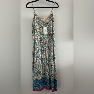Angashion Floral Maxi Dress